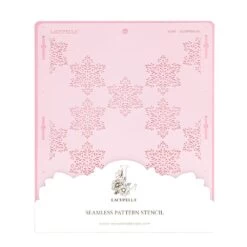 Lacupella Seamless Pattern Cake Stencil - YUKI