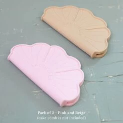 Lacupella Silicone Flora Comfort Grip For Cake Scrapers - Pack Of 2 -Wilton Shop lacupella silicone flora comfort grip for cake scrapers pack of 2 p13381 46695 image