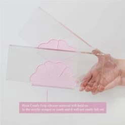 Lacupella Silicone Flora Comfort Grip For Cake Scrapers - Pack Of 2 -Wilton Shop lacupella silicone flora comfort grip for cake scrapers pack of 2 p13381 46697 image