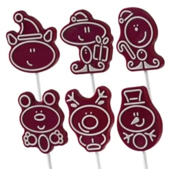 Martellato Christmas Lollipop Polycarbonate Mould - 6 Cavity
