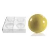 Martellato Semisphere Polycarbonate Mould - 8cm - 4 Cavities -Wilton Shop martellato semisphere polycarbonate mould 8cm 4 cavities p14718 50987 image