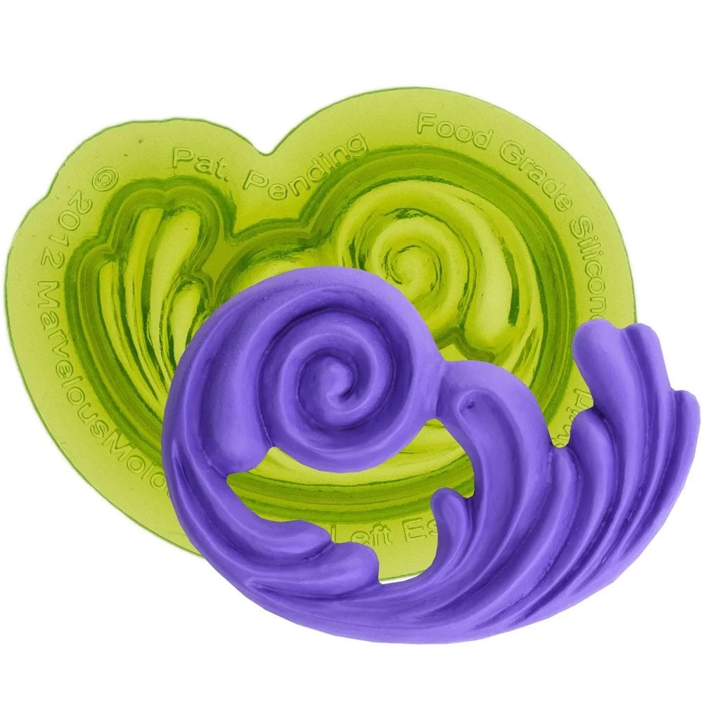 Marvelous Mould Left Essential Swirl - Sculpted Scroll Molds Marvelous Mould Left Essential Swirl - Sculpted Scroll Molds -Wilton Shop marvelous mould left essential swirl sculpted scroll molds p16088 56046 image