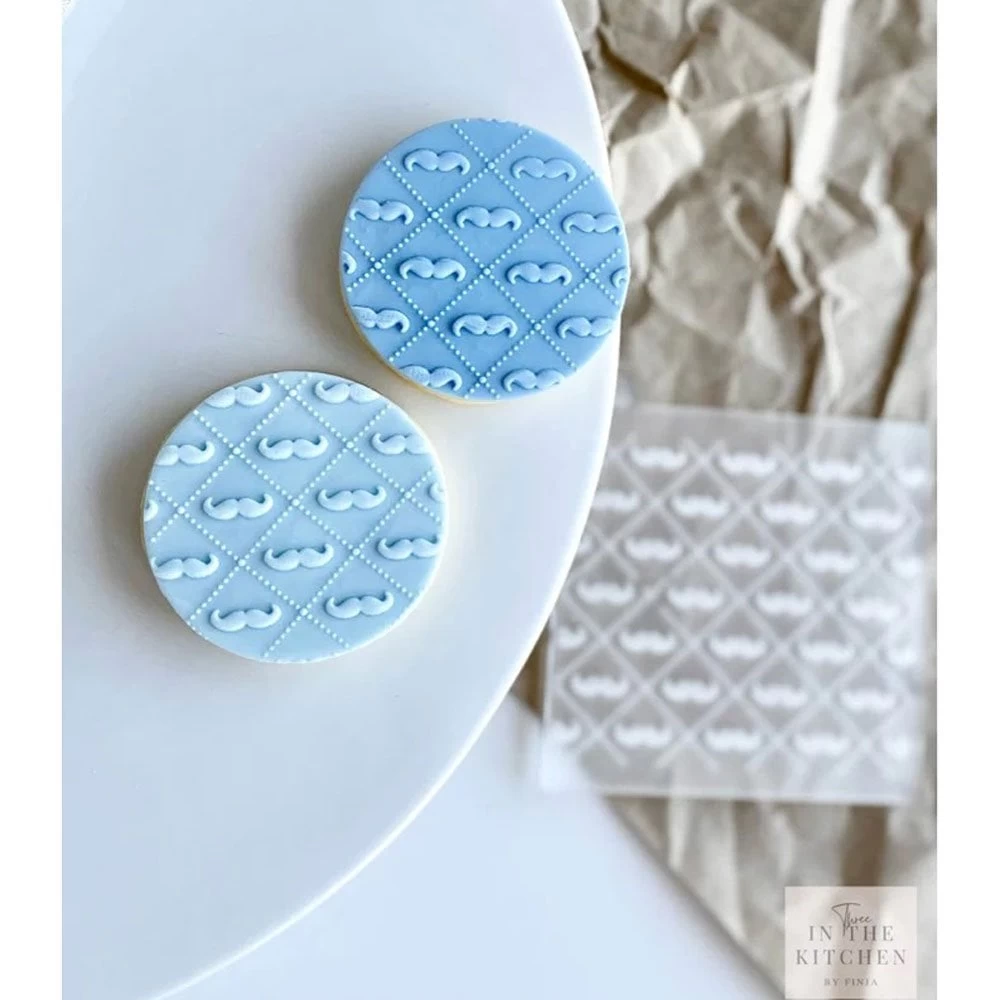 Oh My Cookie Mustache Pattern Cookie Stamp Oh My Cookie Mustache Pattern Cookie Stamp -Wilton Shop oh my cookie mustache pattern p17172 61375 image