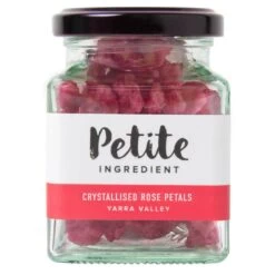 Petite Ingredient Crystallised Rose Petals (Jar)