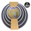 PME 3" Deep Round Cake Tins - Set Of 4 - 6", 8", 10" & 12" -Wilton Shop pme 3 deep round cake tins set of 4 6 8 10 12 p15581 54315 image