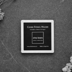 Silvia Favero Stencil Holder With Scraper -Wilton Shop silvia favero stencil holder with scraper p14099 49141 image