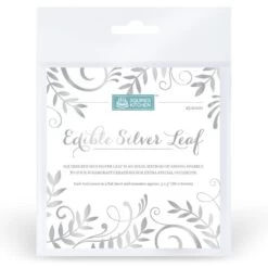 Squires Kitchen Edible Silver Leaf Pack Of 25 Sheets