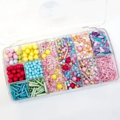 Super Streusel Superbox Summer Fling - Assortment Of Sprinkle, Chocolate Balls, Dragees With Crispy Center