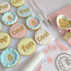 Sweet Stamps By Amy Sweet Stamp - Bubblegum Set - Uppercase , Lowercase , Numbers & Symbols -Wilton Shop sweet stamps by amy sweet stamp bubblegum set uppercase lowercase numbers symbols p8894 34262 image