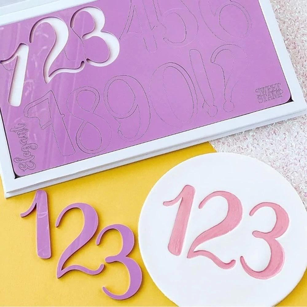 Sweet Stamps by Amy Sweet Stamp - GIANT ELEGANT NUMBERS Sweet Stamps By Amy Sweet Stamp - GIANT ELEGANT NUMBERS -Wilton Shop sweet stamps by amy sweet stamp giant elegant numbers p15199 52877 image
