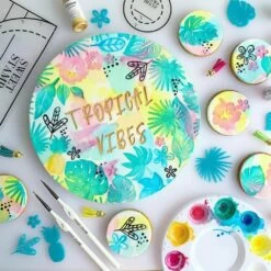 Sweet Stamps By Amy Sweet Stamp - Tropical Vibes Set - Sweet Bakes -Wilton Shop sweet stamps by amy sweet stamp tropical vibes set sweet bakes p8896 34274 image